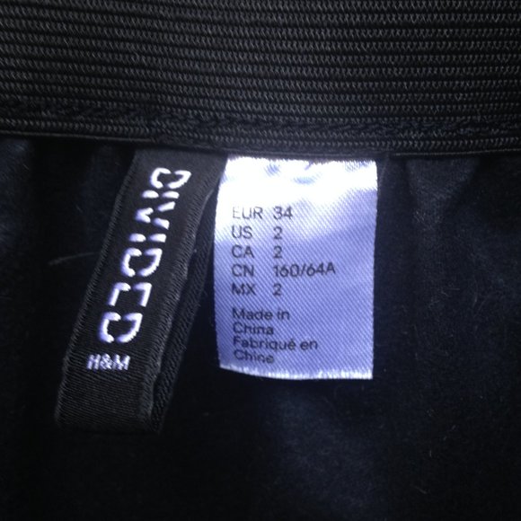 Divided by H&M - Faux Leather Paper-bag Skirt - Picture 8 of 8